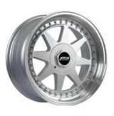 Alu kola Racing Line 7905F, 17x7.5 5x112 ET35, stříbrná + leštěný límec