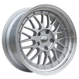 Alu kola Racing Line A1025, 17x7.5 5x112 ET35, stříbrná + leštěný límec