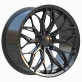 Alu kola Racing Line A1407, 17x7.5 5x108 ET40, černá lesklá