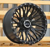 Alu kola Racing Line A1431, 20x10 6x139.7 ET-18, černá matná (zátěžová)