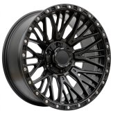 Alu kola Racing Line A1431, 20x10 6x139.7 ET-18, černá matná (zátěžová)