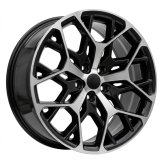 Alu kola Racing Line A1458, 20x8.5 5x127 ET50, černá + leštění