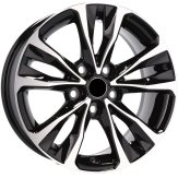 Alu kola Racing Line A5499, 17x7 5x100 ET40, černá + leštění
