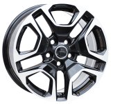 Alu kola Racing Line A5567, 17x7 5x114.3 ET35, černá + leštění