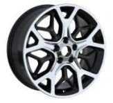 Alu kola Racing Line A5807, 20x8 5x127 ET56, černá + leštění