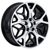 Alu kola Racing Line A5807, 20x8 5x127 ET56, černá + leštění
