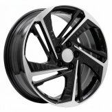 Alu kola Racing Line A5895, 18x7.5 5x114.3 ET50.5, černá + leštění