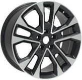 Alu kola Racing Line A5914, 20x8.5 5x127 ET50, černá + leštění