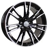Alu kola Racing Line A7065, 19x8.5 5x120 ET30, černá + leštění
