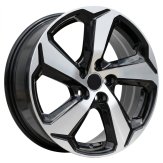 Alu kola Racing Line B1013, 18x7 5x114.3 ET35, černá + leštění