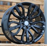 Alu kola Racing Line B1027, 21x9.5 5x120 ET49, černá lesklá (zátěžová)