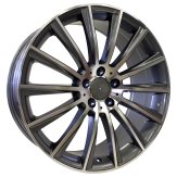 Alu kola Racing Line B1048, 18x9 5x112 ET45, šedivá + leštění