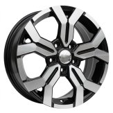 Alu kola Racing Line B1110, 16x6.5 4x100 ET40, černá + leštění