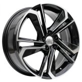 Alu kola Racing Line B1113, 17x7 5x100 ET51, černá + leštění