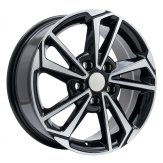 Alu kola Racing Line B1134, 16x6.5 5x114.3 ET50, černá + leštění