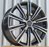 Alu kola Racing Line B1149, 21x8.5 5x150 ET45, černá + leštění (zátěžová)