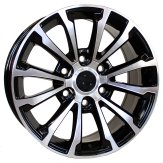 Alu kola Racing Line B1353, 22x9 6x139.7 ET30, černá + leštění (zátěžová)