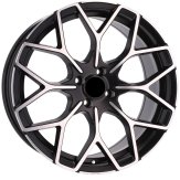 Alu kola Racing Line B1449, 18x7 4x100 ET30, černá matná + leštění