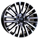Alu kola Racing Line B1515, 19x8.5 5x120 ET45, černá + leštění (zátěžová)