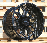 Alu kola Racing Line B1526, 20x12 12x135 ET-44, černá lesklá (zátěžová)