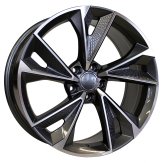 Alu kola Racing Line B1566, 21x9 5x112 ET31, šedivá + leštění (zátěžová)
