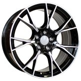 Alu kola Racing Line B1617, 18x8 5x112 ET30, černá + leštění