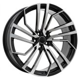 Alu kola Racing Line B1618, 20x9 5x112 ET31, černá + leštění (zátěžová)