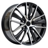 Alu kola Racing Line B1638, 17x7.5 5x114.3 ET45, černá + leštění