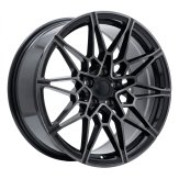 Alu kola Racing Line B1674, 19x8 5x112 ET27, černá + tmavé leštění