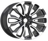 Alu kola Racing Line B1718, 22x9 6x139.7 ET24, černá + leštění