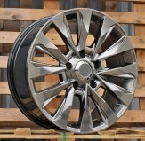 Alu kola Racing Line B1734, 20x8.5 5x150 ET50, titanová metalíza (zátěžová)