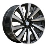 Alu kola Racing Line B1756, 24x10 5x120 ET40, černá + leštění (zátěžová)