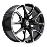 Alu kola Racing Line B1790, 20x9 5x127 ET32, černá + leštění