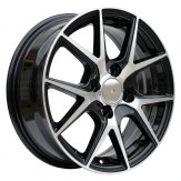Alu kola Racing Line B1795, 14x5.5 4x100 ET43, černá + leštění