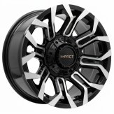 Alu kola Racing Line B1799, 17x9 5x127 ET, černá + leštění (zátěžová)