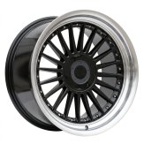 Alu kola Racing Line B1803, 18x8.5 5x120 ET20, černá + leštěný límec