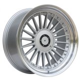 Alu kola Racing Line B1803, 19x10 5x120 ET40, stříbrná + leštěný límec