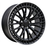 Alu kola Racing Line B1877, 22x10.5 5x112 ET45, černá + leštění