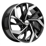 Alu kola Racing Line B1953, 17x6.5 5x114.3 ET48, černá + leštění