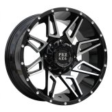 Alu kola Racing Line B1955, 20x10 6x139.7 ET, černá + leštění (zátěžová)