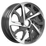 Alu kola Racing Line B2477, 14x5.5 4x100 ET43, černá + leštění