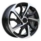 Alu kola Racing Line B2477, 14x5.5 4x100 ET43, černá + leštění