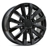 Alu kola Racing Line B3023, 16x6.5 6x120 ET50, černá lesklá (zátěžová)