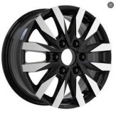 Alu kola Racing Line B3023, 16x6.5 6x130 ET54, černá + leštění (zátěžová)