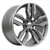 Alu kola Racing Line B5181, 20x8.5 5x112 ET25, šedivá matná + leštění (zátěžová)