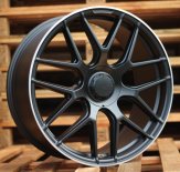 Alu kola Racing Line B5318, 20x8.5 5x130 ET35, saténová černá (zátěžová)