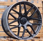Alu kola Racing Line B5318, 23x10 5x130 ET33, černá + leštěný límec