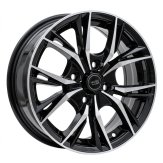 Alu kola Racing Line B5400, 14x6 4x100 ET40, černá + leštění