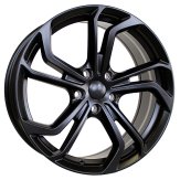 Alu kola Racing Line B5620, 17x7.5 5x112 ET45, černá matná