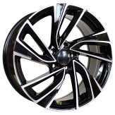 Alu kola Racing Line B5772, 16x7 5x112 ET42, černá + leštění